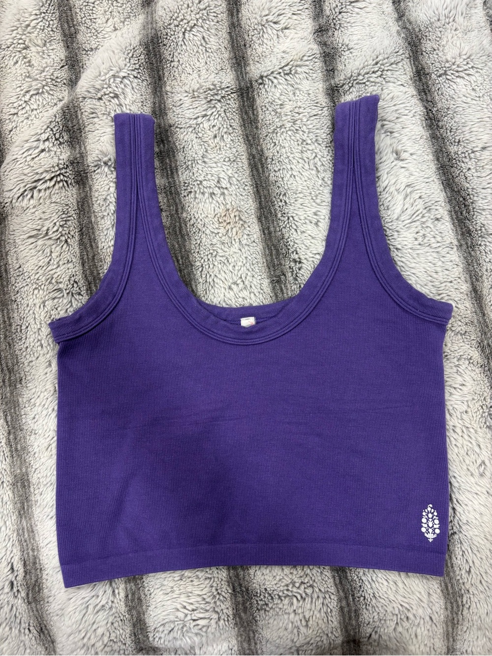 FP Movement Purple Scoop Neck Women's Tank Top